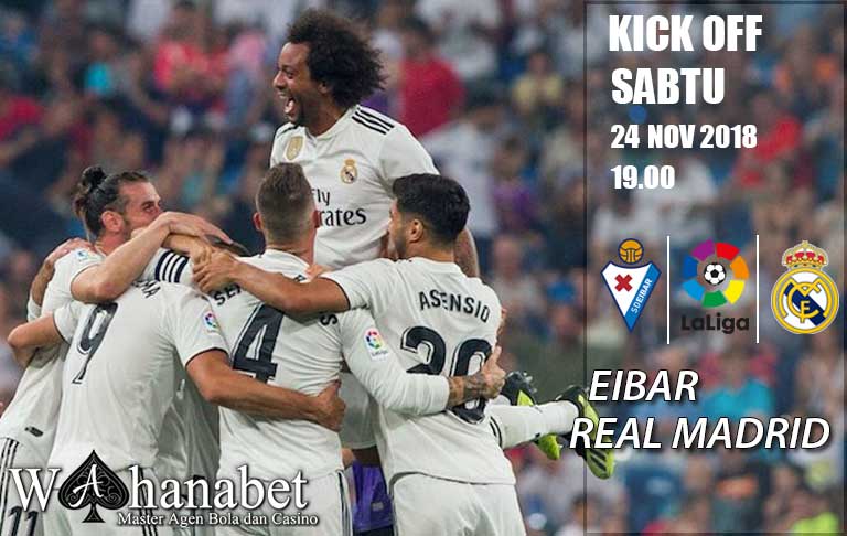 Pertandingan Eibar vs Real Madrid La Liga Spanyol