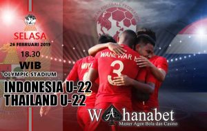 Pertandingan Indonesia U22 vs Thailand U22