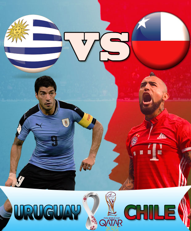 Prediksi Kualifikasi Piala Dunia 2022 Uruguay vs Chile 09 Oktober 2020